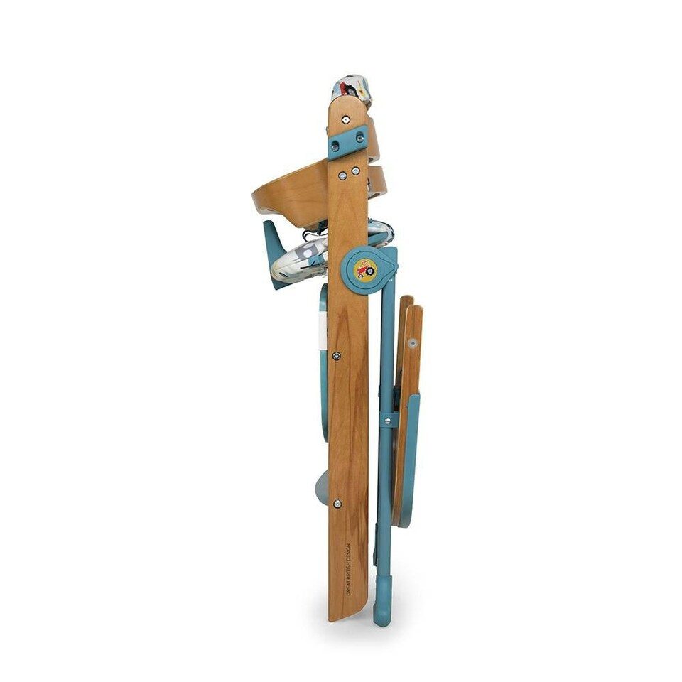 image 1 of Cosatto Waffle Wooden Highchair, 6 Months to 100kg, Compact Fold, Freestanding (Old Macdonald)