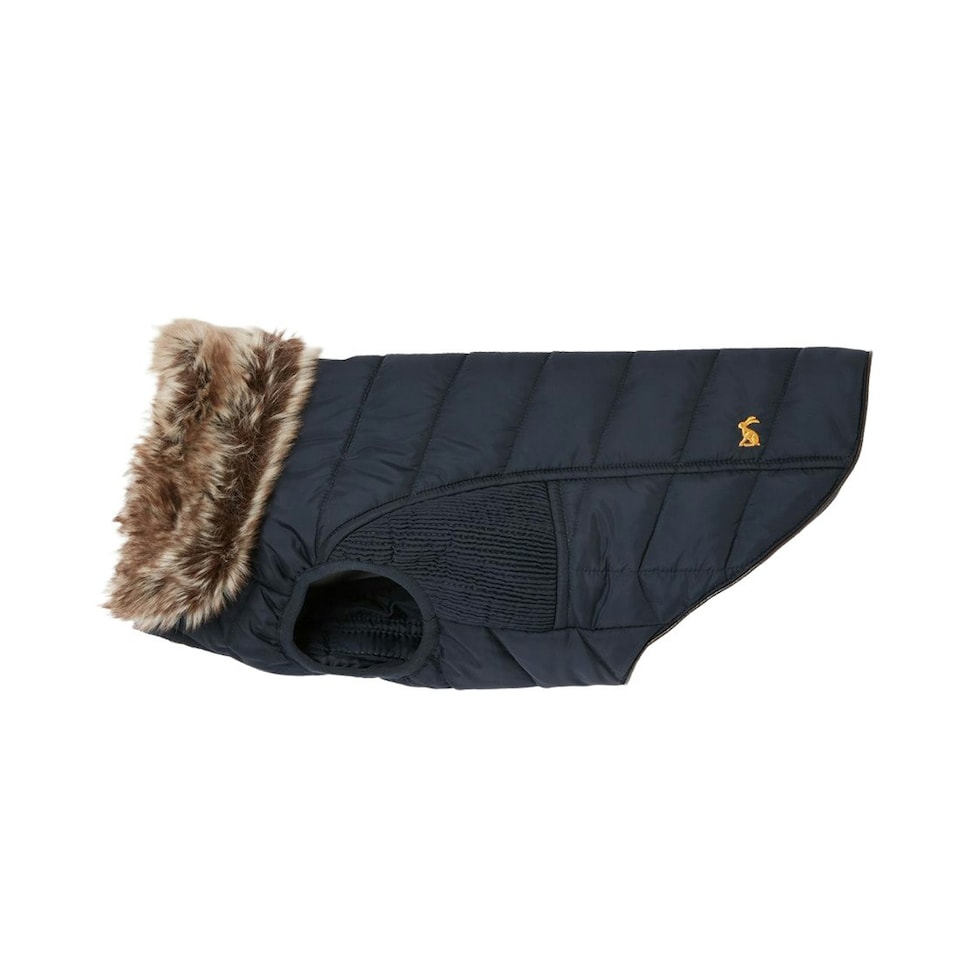 image 1 of Joules Cherington Dog Coat - Navy - S