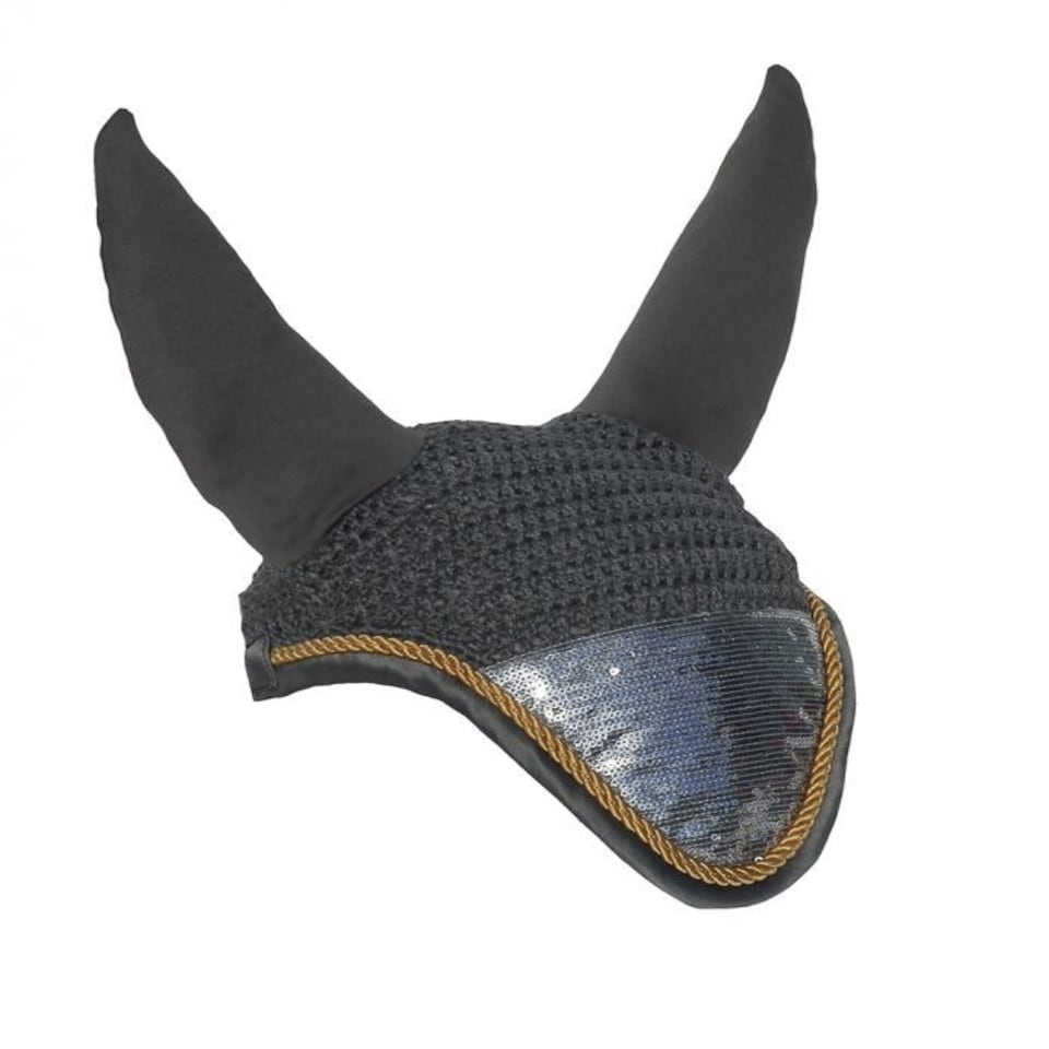 image 1 of Rhinegold Sequin Fly Veil Grey | Size: Pony
Colour: Grey