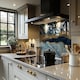 image 2 of Stone Texture Splash Back | White