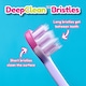 image 4 of Brush Baby Unicorn FlossBrush™ Bristles Toothbrushes Double Pack (3-6 Years)