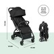 image 3 of Aries Prime Autofold Stroller - Feather-Light Design, Multi-Position Recline, Handy Auto-Fold, Birth to 22kg, UPF 50+ Hood & More (Black)