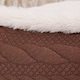 image 4 of Living and Home Pet Round Bolstered Bed for Cats & Dogs | Brown | One Size