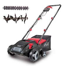 Scheppach SC32 Electric Scarifier & Aerator, 1500W, 32cm Width, 30L Collection Box