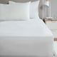 image 1 of Percale 180TC Flat Sheet - White - Double