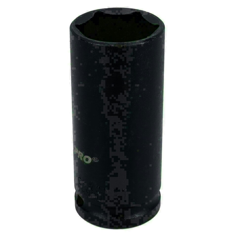 image 1 of 1in Double Deep Impact Imperial SAE Socket 1/2in Drive 6 Sided Single Hex