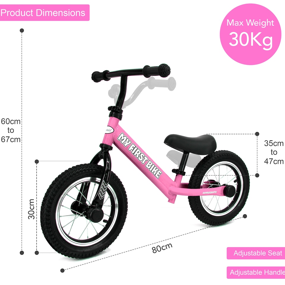 image 1 of Balance Bike 2+ Year Old Boys and Girls, Bike Training Bicycle for Kids and Toddlers with Adjustable Seat/Handlebar