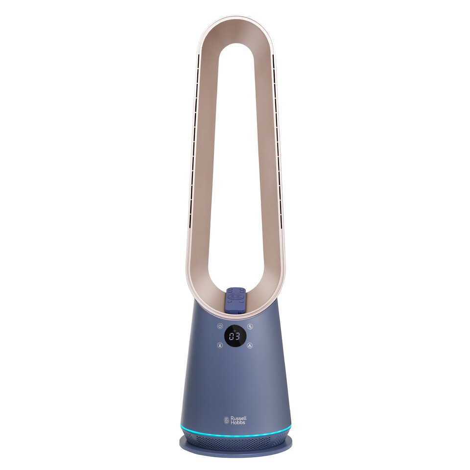image 1 of Russell Hobbs Bladeless Cooling Fan with Smart Life App & Wifi Opulence RHBLDLC25BLSM
