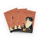image 1 of Tuxedo Wino Cat Birthday Card Cheese Lover Set of 3 Greeting Cards Blank Inside