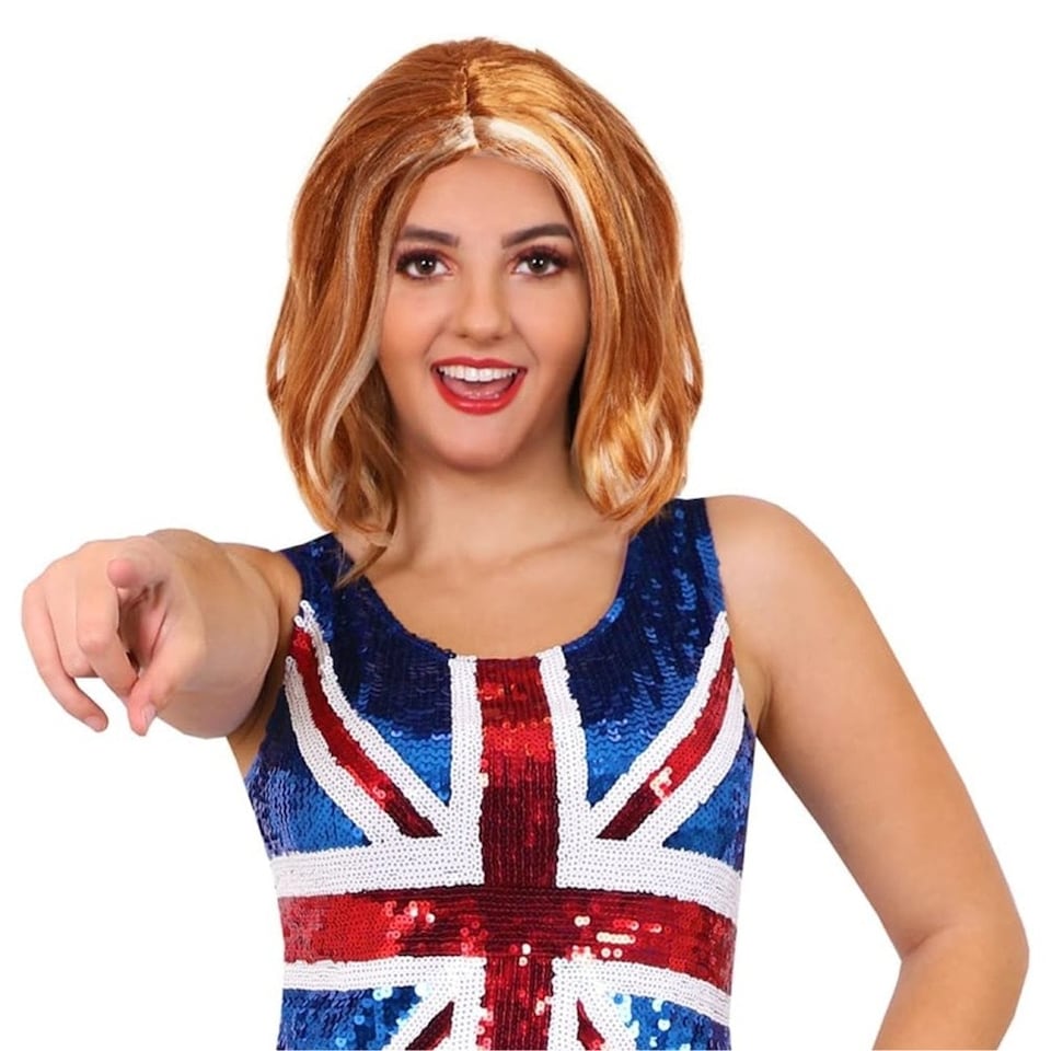 image 1 of Ginger Girl Power Wig | Red | One Size