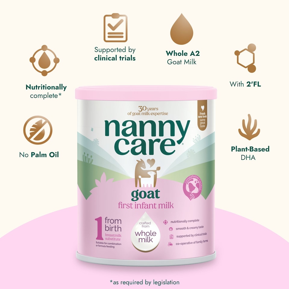 image 1 of Nannycare First Infant Goat Milk Formula - Stage 1 (800g - box of 6)