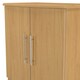 image 5 of Carlton 2 Door Cabinet in Modern Oak (Ready Assembled) | Brown | Modern Oak