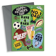 Pun Sports Father's Day Card