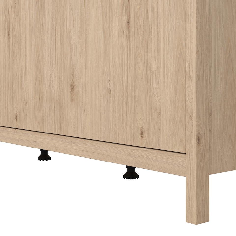image 1 of Madrid Wardrobe with 3 Doors in Jackson Hickory Oak