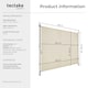 image 6 of Retractable Awning Taija - tooless installation, with hand crank, retractable and UV blocking | Cream | beige | 200 x 310 cm | 1