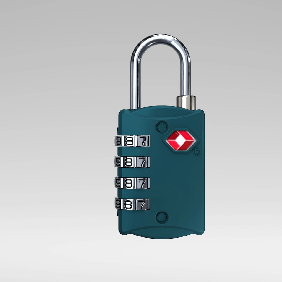 image 1 of Travel TSA Lock - Aruba Blue
