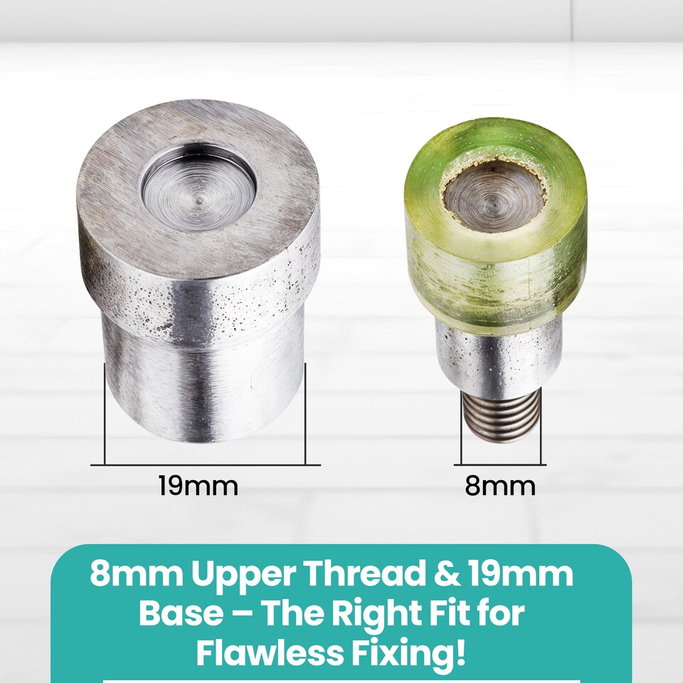image 1 of 5mm Double Cap Rivet Dies for Universal Hand Press