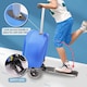 image 5 of Groundlevel Childrens  2 in 1 Fold Down Scooter Suitcase Bag Backpack | Multi | Robot