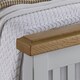 image 3 of 5ft King Size Real oak & Light Grey Solid,strong,wood bed frame.Wooden bedstead