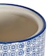 image 4 of Nicola Spring Hand-Printed Kitchen Canister - 15.5cm - Navy | Multi