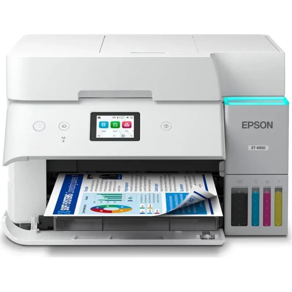 image 1 of Epson ET-4956 Multifunction Printers - 6.1 Inches - Black
