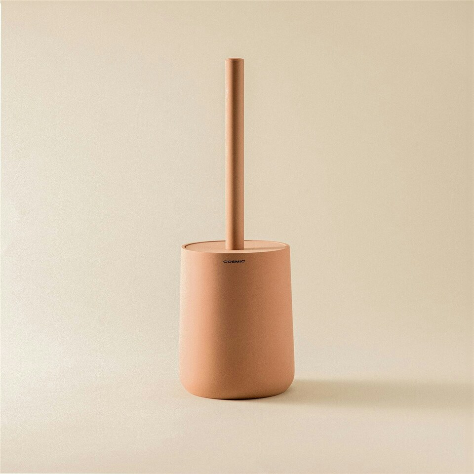 image 1 of Cosmic Free Standing Toilet Brush Holder Blossom w/ Durable Resin for Bathroom