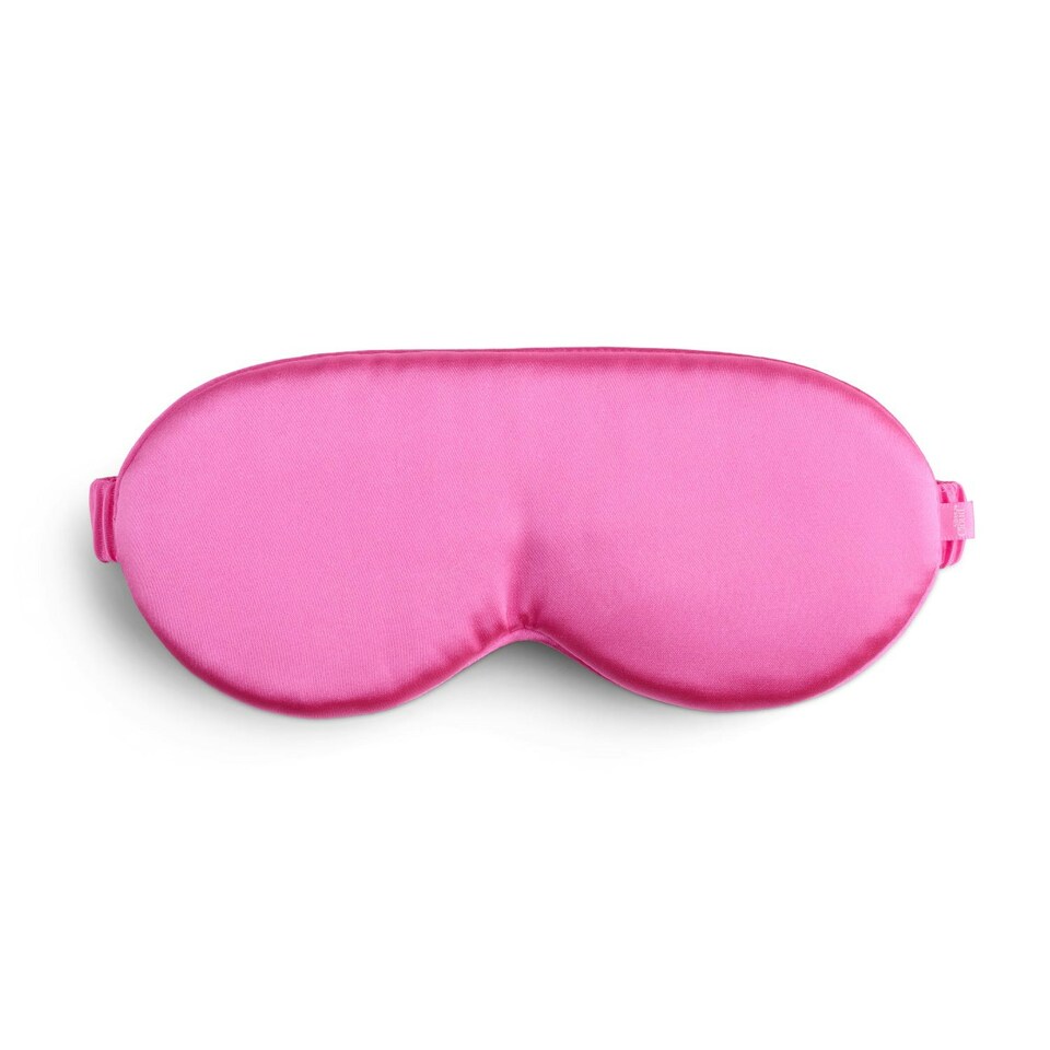 image 1 of Silver Cloud Contour Sleep Mask Infused with Silver Ions Fuchsia
