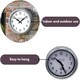 image 4 of Marco Paul 26cm Traditional Silver Clock Silver