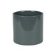 image 1 of Glossy Grey Ceramic Indoor Plant Pot (H13 x W13.5cm) Grey