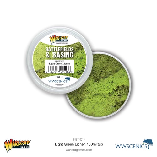 Battlefields & Basing: Light Green Lichen (180ml) - Brand New
