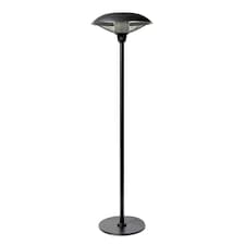 Free Standing Halogen Patio Heater Black 2.1kW IP44