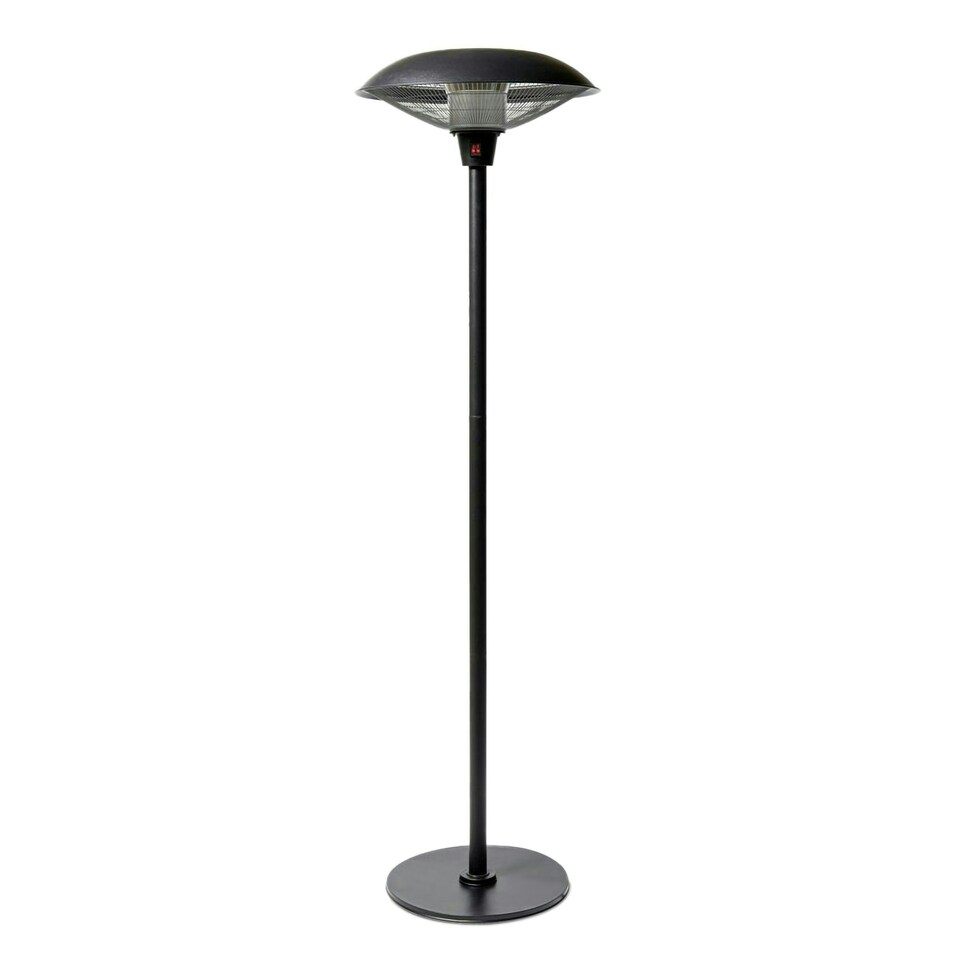 image 1 of Free Standing Halogen Patio Heater Black 2.1kW IP44