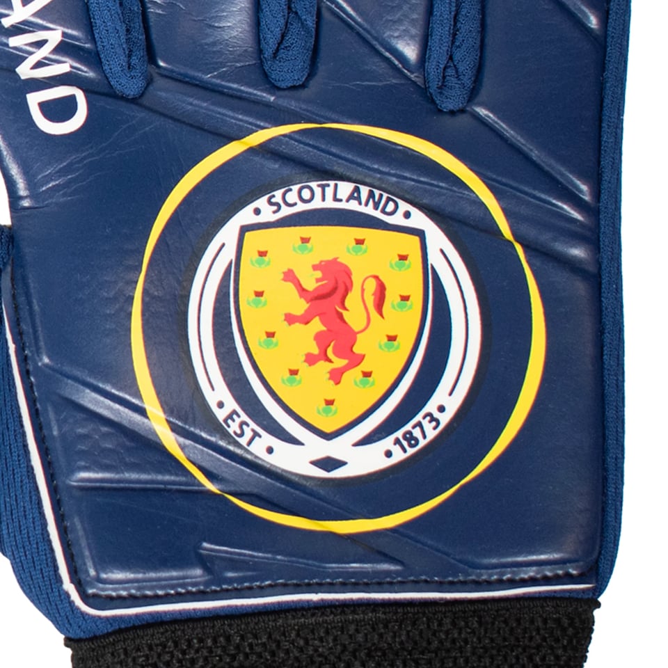 image 1 of Scotland FA Childrens/Kids Goalkeeper Gloves | Blue | Blue | 1