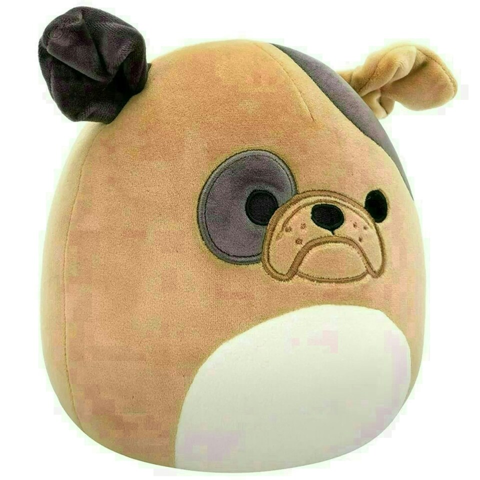 image 1 of Squishmallows Loafer The Brown Bulldog 7.5-Inch Soft Toy