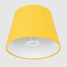 ValueLights Aspen Small Yellow Floor Lamp Shade