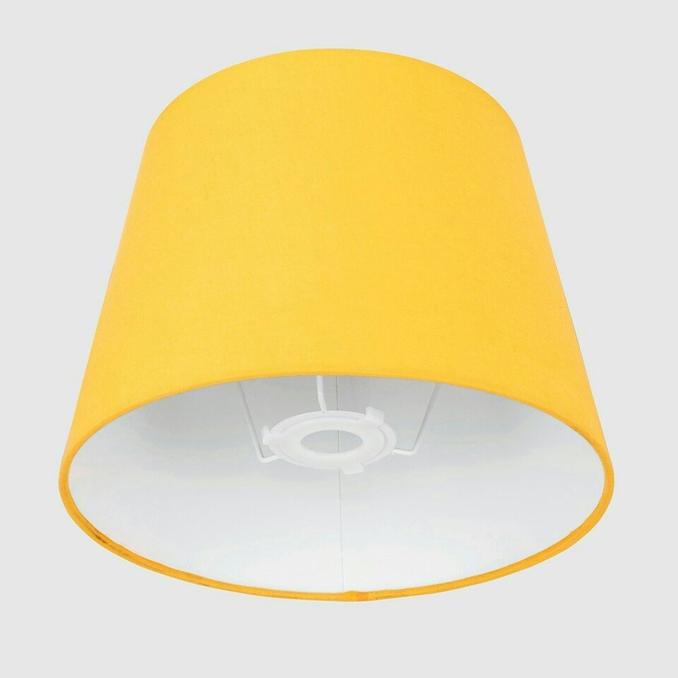 image 1 of ValueLights Aspen Small Yellow Floor Lamp Shade