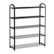 image 1 of 4 or 5 Tier Shoe Storage Rack Footwear Stand Shelf Hallway Entryway Organiser | Black