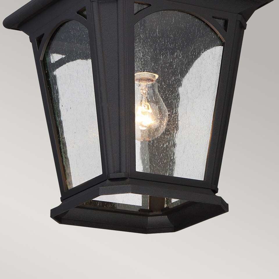 image 1 of Bedford 1 Light Small Chain Lantern - Mystic Black Finish, E27