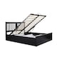 image 5 of Painted Wood King Size Ottoman Bed  in Black