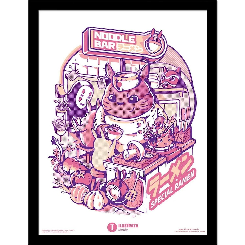 Ilustrata (My Neighbour Noodle Bar) Collector Print - ILUSTRATA