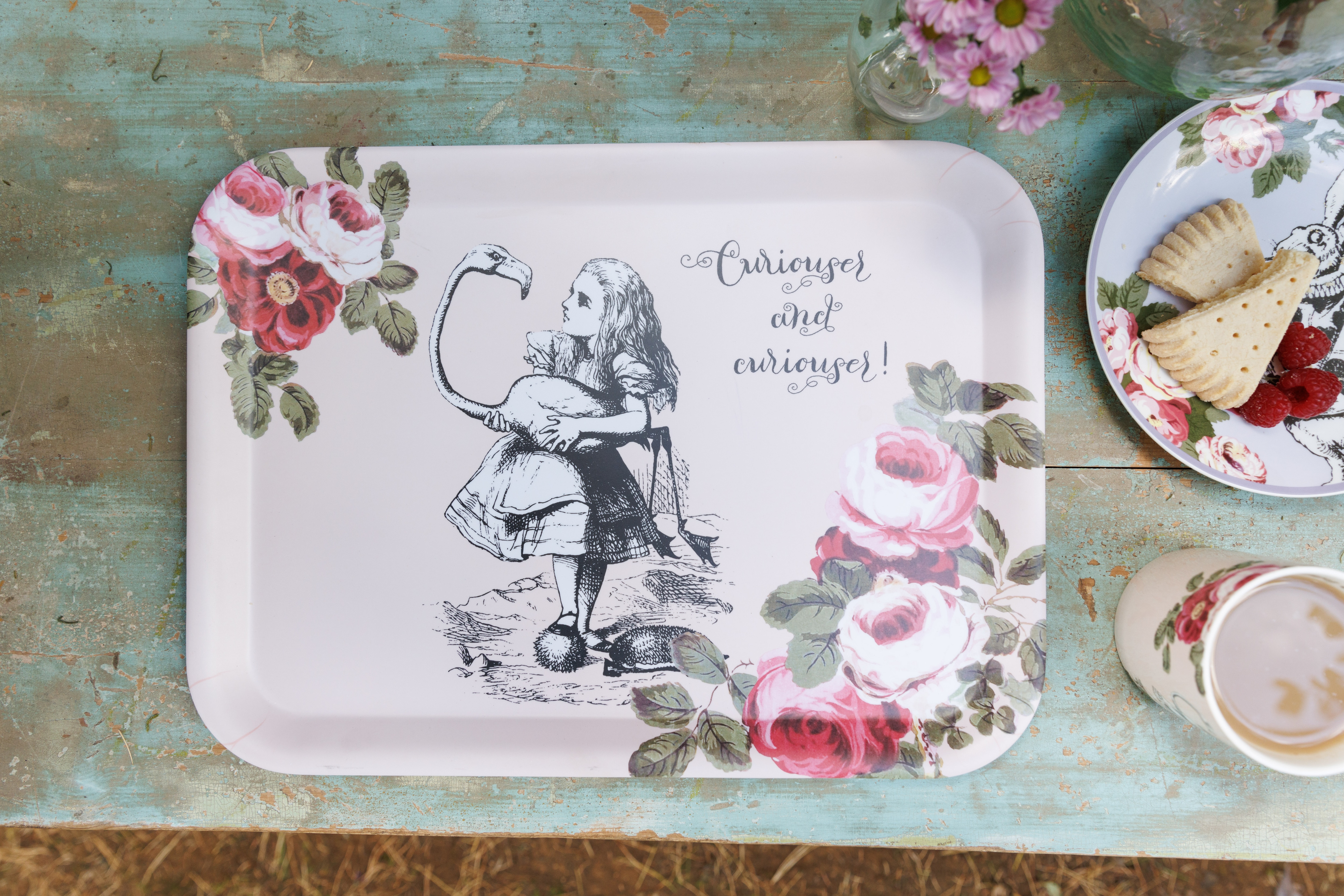 Mikasa and V&A Alice In Wonderland Large Rectangular Serving Tray