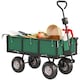 image 1 of Outsunny Garden Trolley Cart, Heavy Duty Festival Trolley with Removable Liner, Quick-Release Sides