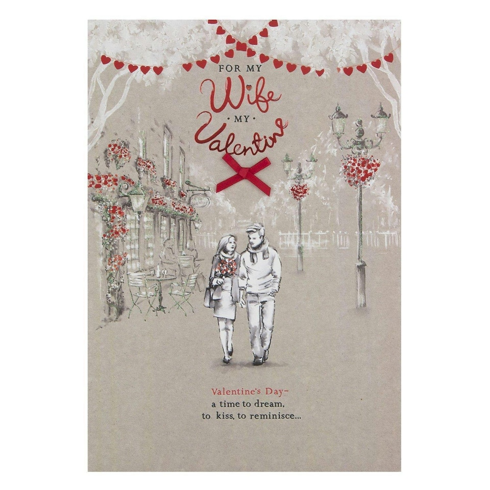 image 1 of Hallmark Valentine's Day Card For Wife 'A Time To Dream' - Medium