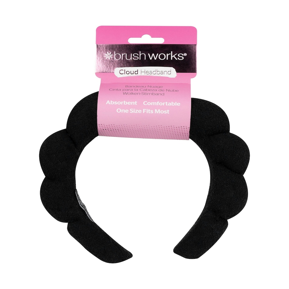 image 1 of Brushworks Black Cloud Headband