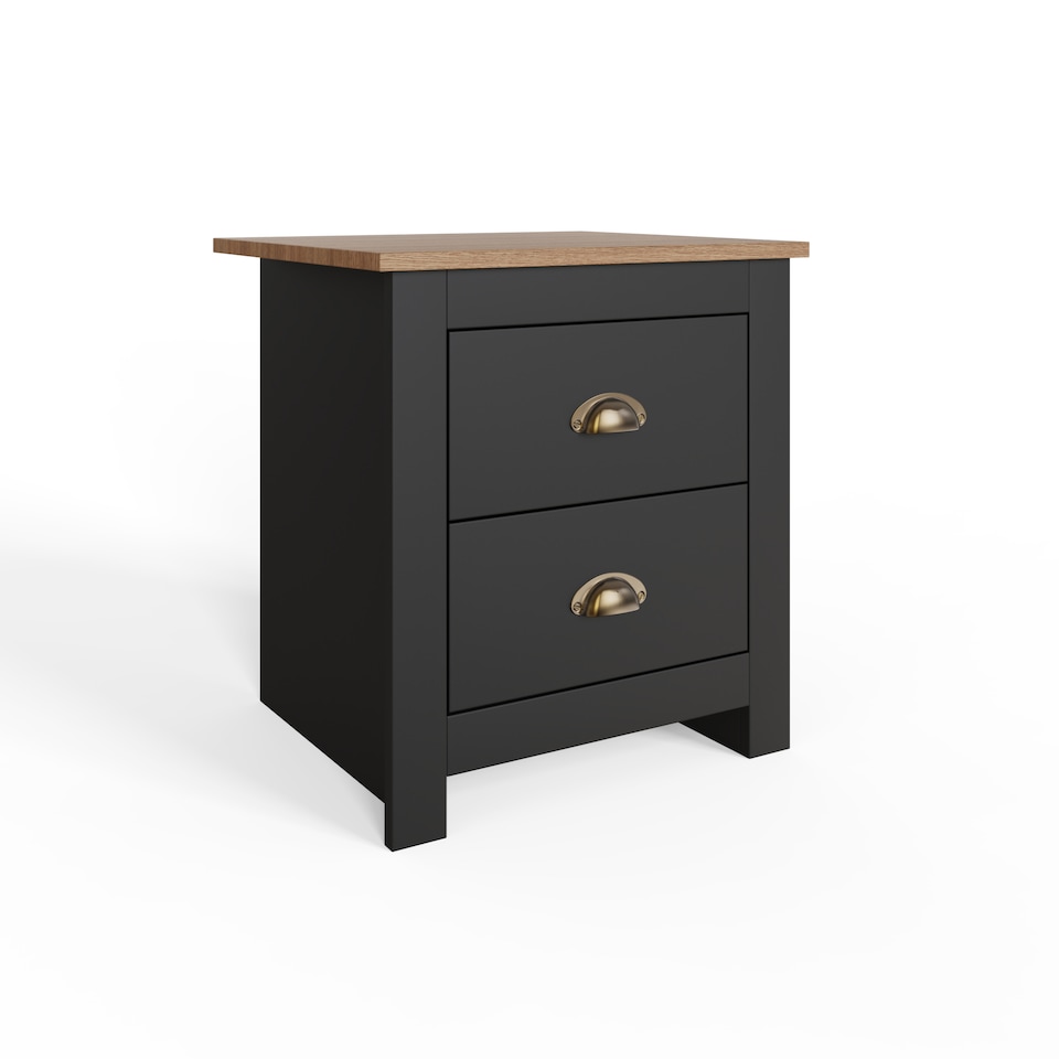 image 1 of Lancaster 3 Piece Bedroom Set | Black | Black | One Size