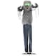 image 1 of HOMCOM 210cm 83 Skeleton Werewolf Outdoor Halloween Decoration, Halloween Animatronic with Sound Activated, Light Up Eyes, Sound Effects, Animated Prop for Haunted House