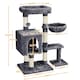 image 3 of Yaheetech 4-Level Cat Tree Condo with Perch Dark Grey