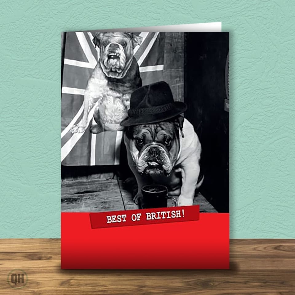 Best Of British Birthday Card