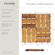image 6 of Outdoor Tiles Tabula - easy click installation, acacia wood, weather-safe | Brown | brown | 31 x 31 x 2,20 cm | 20