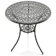 image 1 of Centurion Supports POSITANO Garden and Patio Grey Cast Aluminium Bistro Table | Grey | Grey